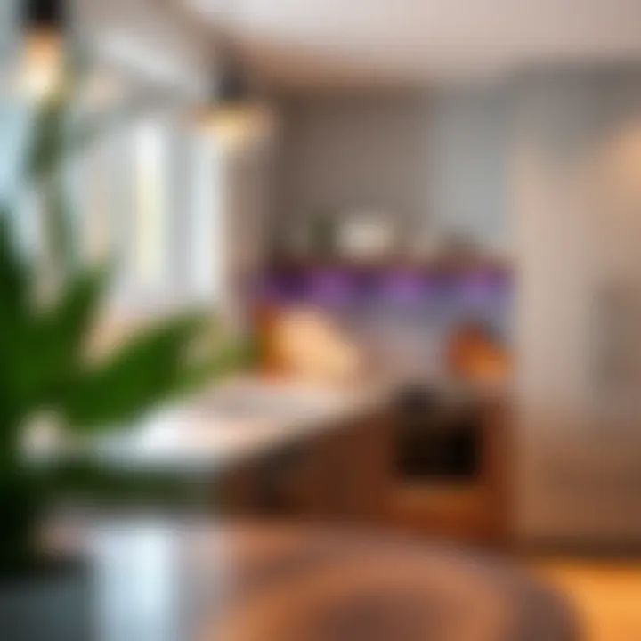 Sleek subway tiles in a contemporary kitchen setting