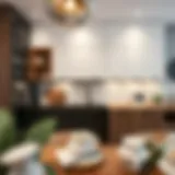 Elegant modern kitchen cabinet design