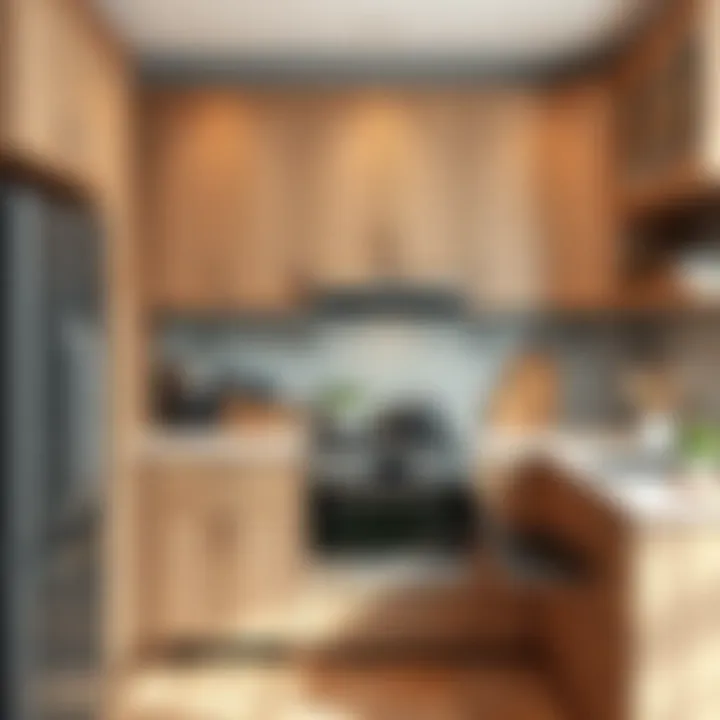 Chic Wooden Kitchen Cabinets Stylish wooden kitchen cabinetry