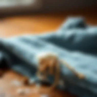 Extracting Adhesive from Clothing Clothing adhesive residue extraction method