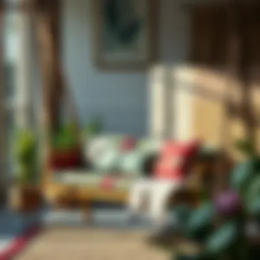 Choosing the Right Fabric for Comfort Selecting vibrant fabric for swing seat.