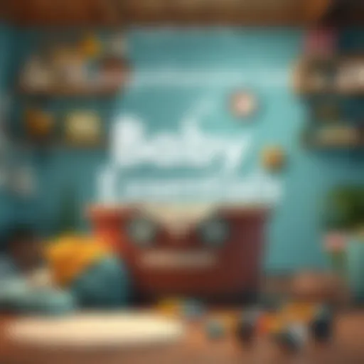 Comprehensive list of baby essentials