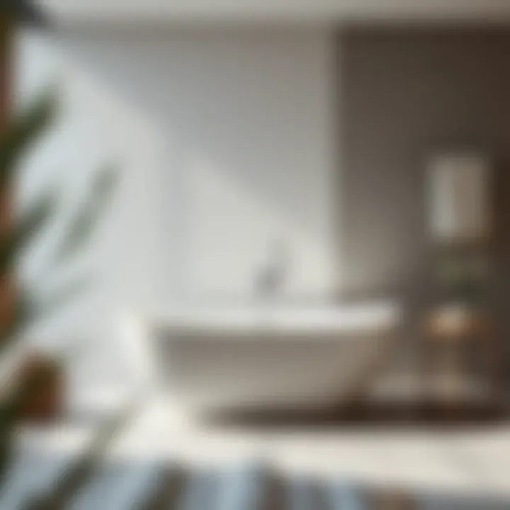 Freestanding Bathtub Design Elegant freestanding bathtub in a modern bathroom setting