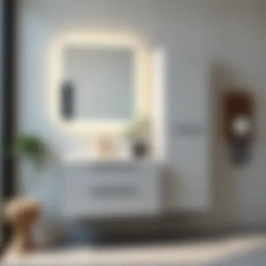 Sleek Modern Bathroom Cabinet Modern bathroom cabinet with sleek design