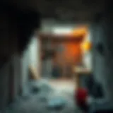 Damp and musty basement environment