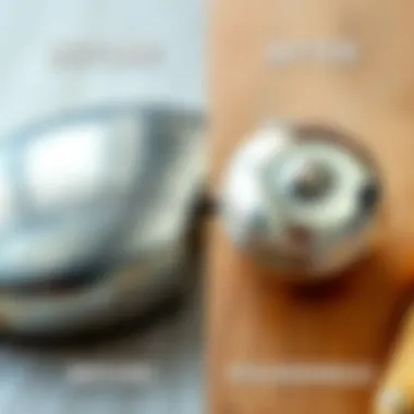 Before and after comparison of polished silver