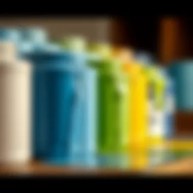 Different paint types and water usage