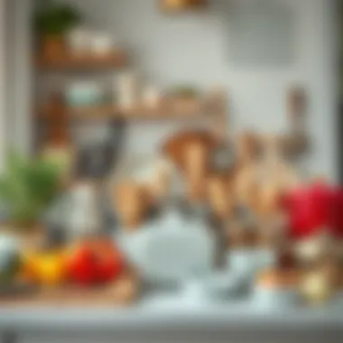 A beautifully curated collection of kitchenware for a new home