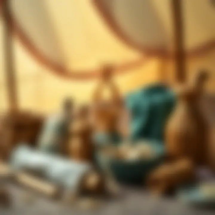 Essential Materials for Tent Construction Materials required for Chinese tent installation