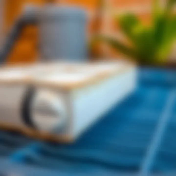 Close-up of a clean filter demonstrating maintenance