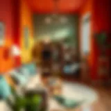 Vibrant color palette showcasing psychological effects