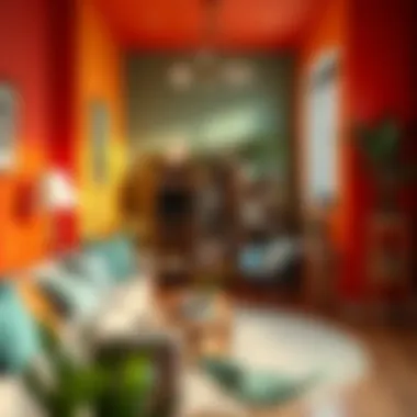 Vibrant color palette showcasing psychological effects