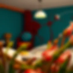 Vibrant red color created by combining primary hues.