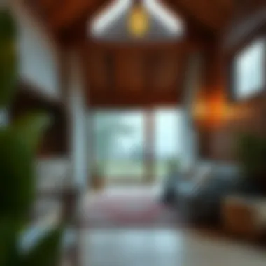 Sustainable materials used in country house construction