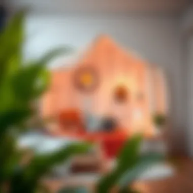 Cozy Reading Nook for Kids A cozy reading nook in a children's room with soft lighting