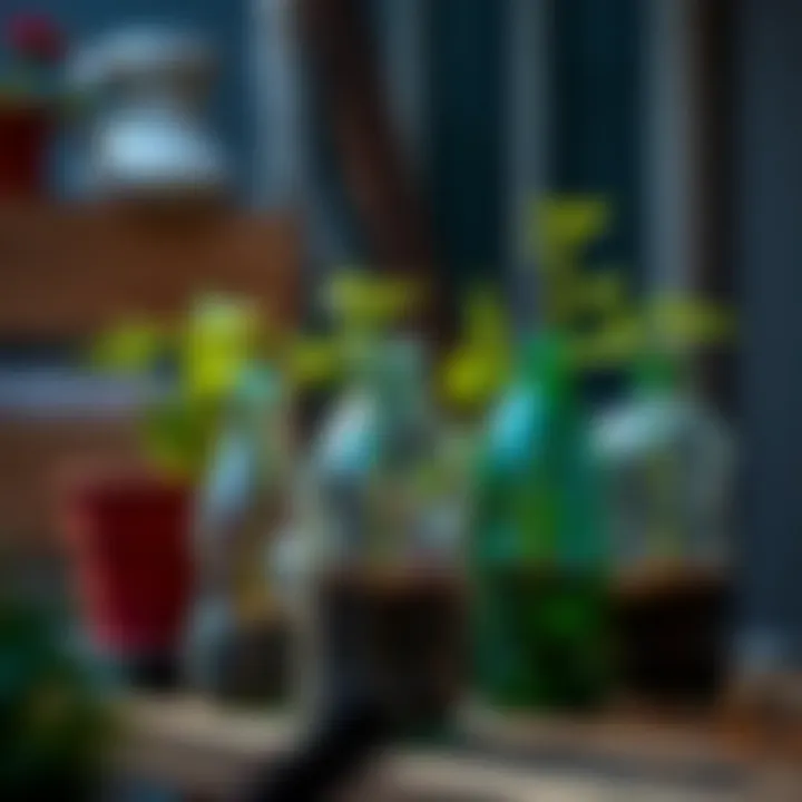 Creative recycling project using plastic bottles