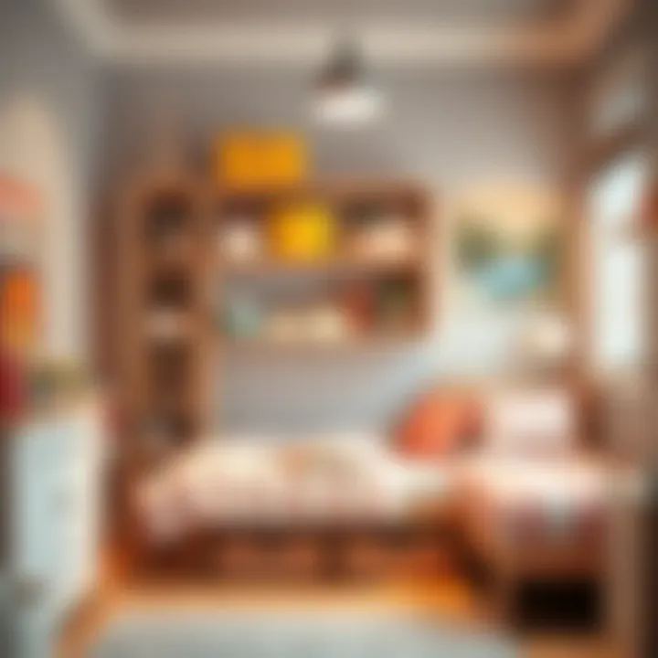 Innovative Storage Solutions for Kids Creative storage solutions in a decorated children's room