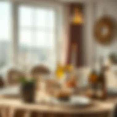 Enhancing Aesthetic Appeal Decorative elements for a dining occasion