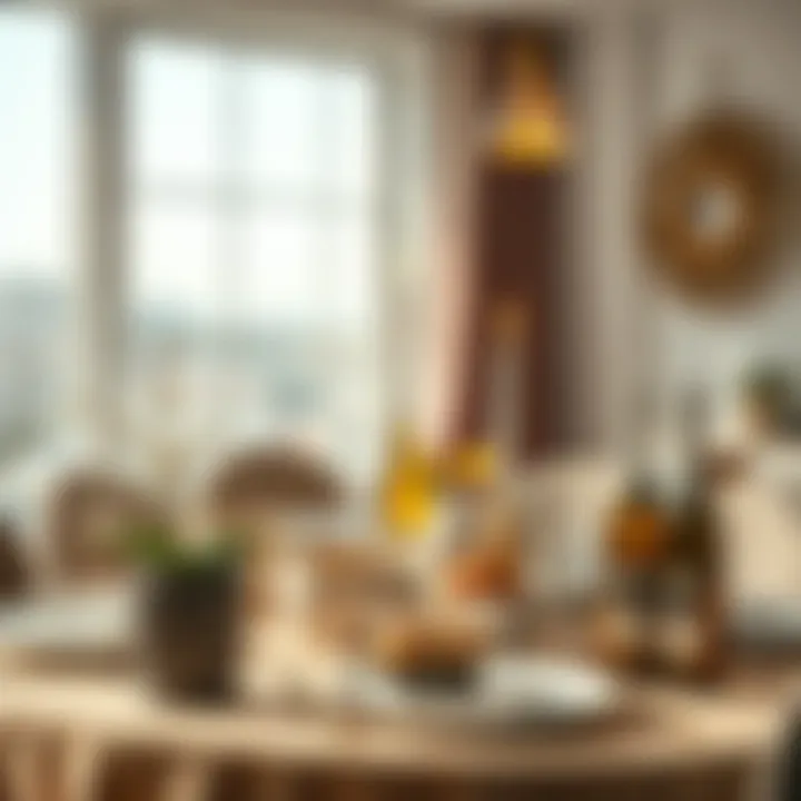 Enhancing Aesthetic Appeal Decorative elements for a dining occasion