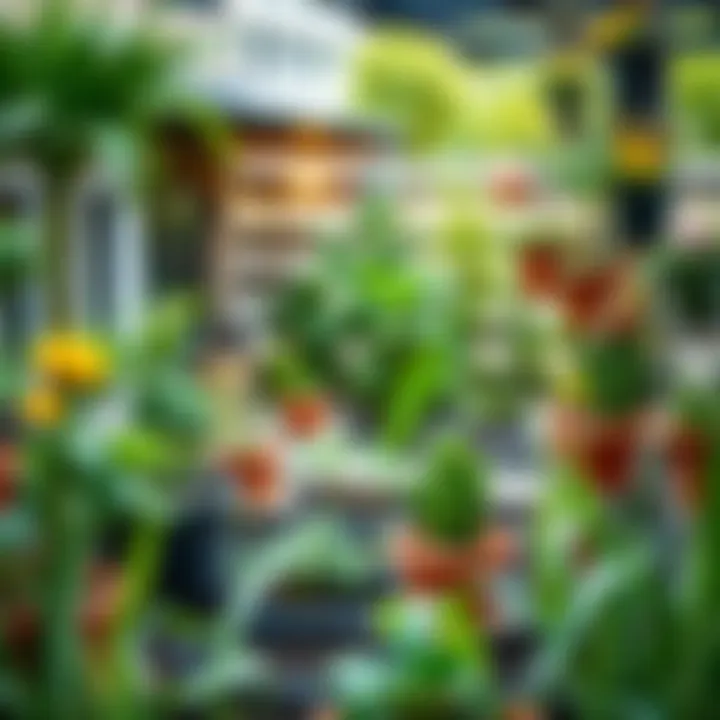 Unique gardening project for urban spaces