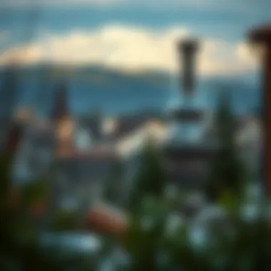 Environmental Benefits of Smokeless Samovars A picturesque scene highlighting the environmental benefits of smokeless samovars