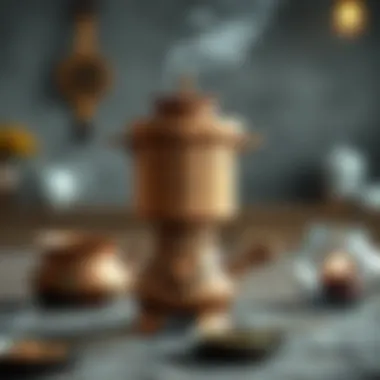 Modern Smokeless Samovar Design Modern design of a smokeless samovar showcasing functionality