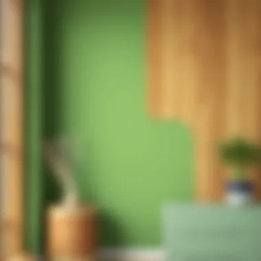 Comparison of wall paint and wood paint products