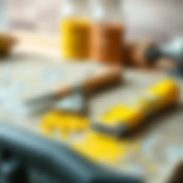 Tools for painting and drying techniques