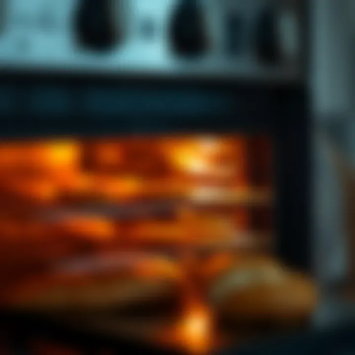 Baking Oven Temperature Baking oven set at the ideal temperature