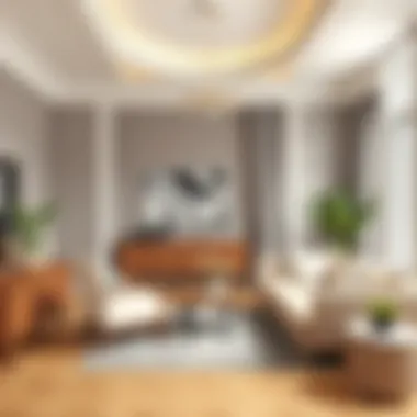 An elegant room decorated with a well-thought-out color scheme.