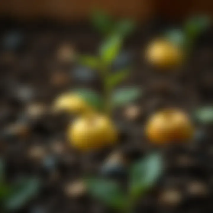 Soil Mix for Germination Healthy soil mix for apple seed germination