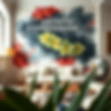 Artistic Expressions Through Wall Painting Artistic wall painting that enhances interior design