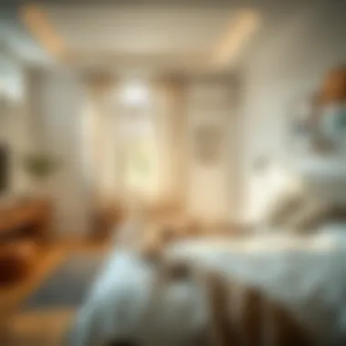 An inviting bedroom ready for relaxation after a deep clean