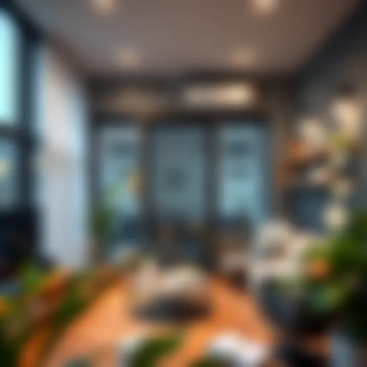 Air and water filtration systems in a modern home