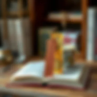 Finished handmade bookmarks displayed aesthetically