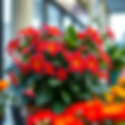 Vibrancy in Flower Care Vibrant flowering plant showcasing optimal care