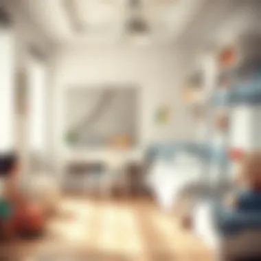 Functional Decor in Small Bedrooms A well-organized small children's bedroom showcasing functional decor