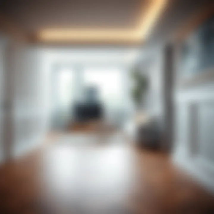 Contemporary design of furniture skirting in modern homes