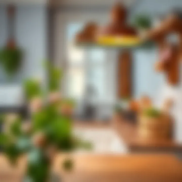 Charming Handmade Decor for Small Kitchens Charming handmade decor elements in a small kitchen