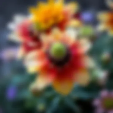 Diversity in Bloom: Unique Flowers for Every Season Close-up of a unique flower variety that thrives in various seasons.