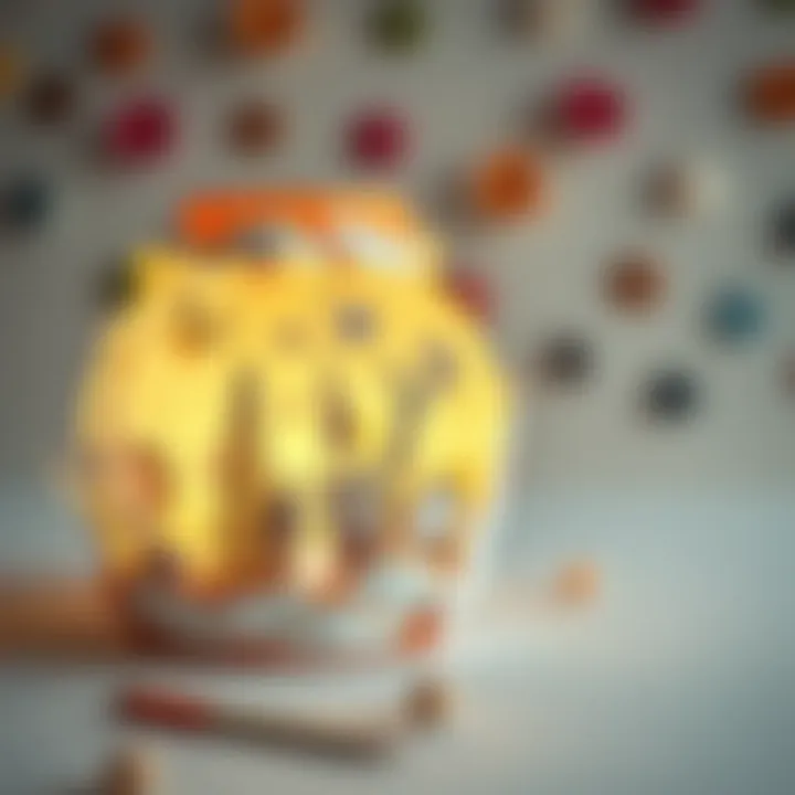 Innovative artwork made from scrap paper