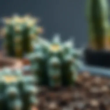 Ideal Cactus Soil Close-up of cactus soil mixture that promotes healthy growth.