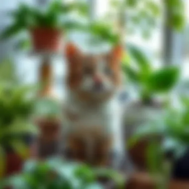 Collection of Cat-Friendly Houseplants A collection of cat-friendly houseplants