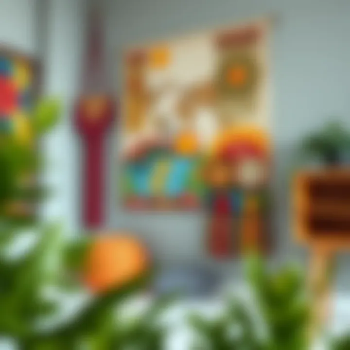 Mixed Media Wonders for Your Walls Colorful and artistic wall hangings made from mixed media