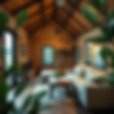 A beautifully designed interior of a rural home