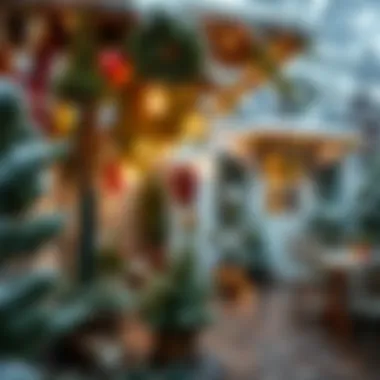 A Cozy Winter Garden Cozy winter garden with decorative plants and warm lighting