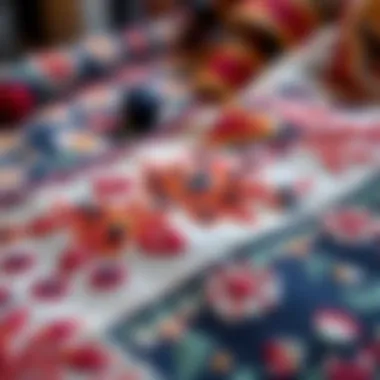 Embroidered Textile Elements in a Bohça Embroidered textile elements in a bohça