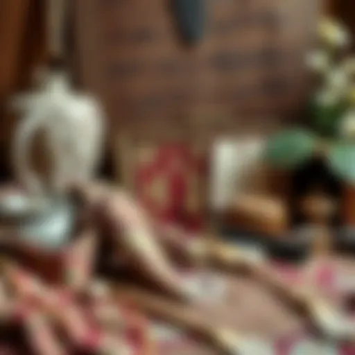 Essentials of a Traditional Trousseau Traditional bridal trousseau items arranged beautifully