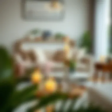 Koçtaş Candle Holders in Living Room Koçtaş candle holders arranged in a stylish living room setting