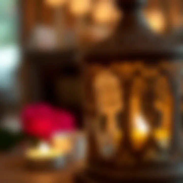 Handcrafted Koçtaş Candle Holder Detail Close-up of a handcrafted Koçtaş candle holder